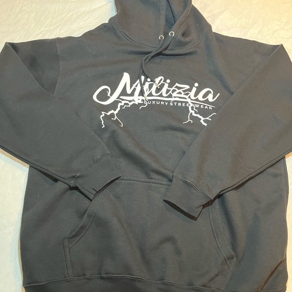 Zuni militia Black Hoodie for Men 2xl new with out tags